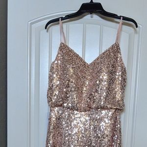 Azazie size 10 formal pearl pink